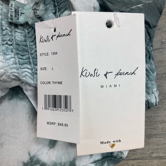 Kiwi & Punch Crop Top-NWT - Picture 2 of 7